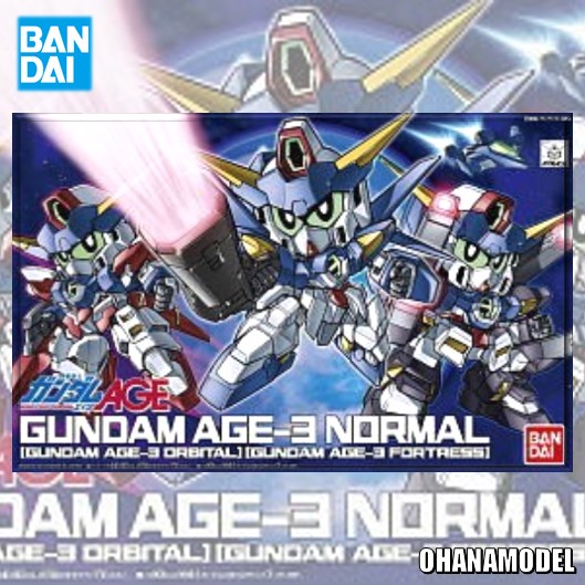 [Bandai] BB372 GUNDAM AGE-3 (NORMAL/FORTRESS/ORBITAL)