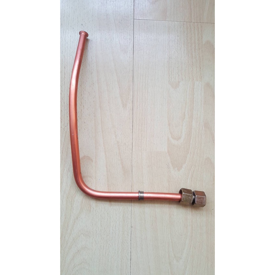 ท่อลงถัง ปั๊มลมโรตารี่ PUMA XM2525-2550  ท่อฝาสูบต่อเช็ควาล์ว อะไหล่ปั๊มลม