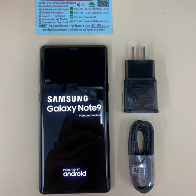 Samsung Galaxy Note 9-128GB เครื่องศูนย์ไทยมือสองสภาพใหม่มากๆ