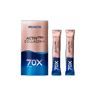 คอลลาเจน 70X ผิวและข้อดี 7in1 พิสูจน์ใน28วัน(16ซองx1กล่อง) ซีวิต้า ZEAVITA Collagen อาหารเสริม วิตามินซี ผิวขาว กลูต้า