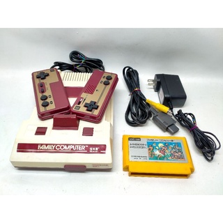 Famicom แท้ โซนไตหวัน Taiwan NTSC เหมือน เครื่องญี่ปุ่น ต่างแค่ สติ๊กเกอร์ กับ Logo เครื่องหายาก ระบบ AV SFC ชุดไฟไทย