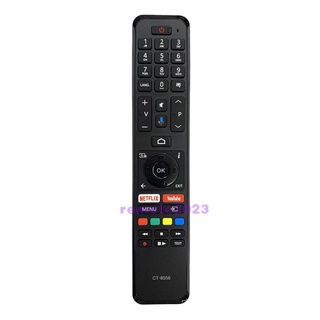 ใหม่ รีโมตคอนโทรล CT-8556 RC43160 สําหรับ TOSHIBA Smart Voice TV NETFLIX YouTube 43UA3A63DG LT43VA8900 65UA2B63DG 58UA4B63DA