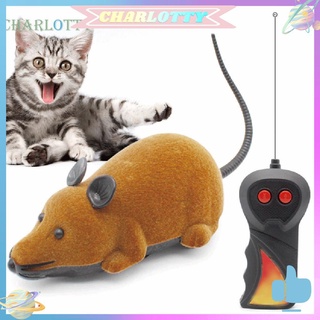 ของเล่นหนูบังคับไร้สายสําหรับแมวสัตว์เลี้ยง