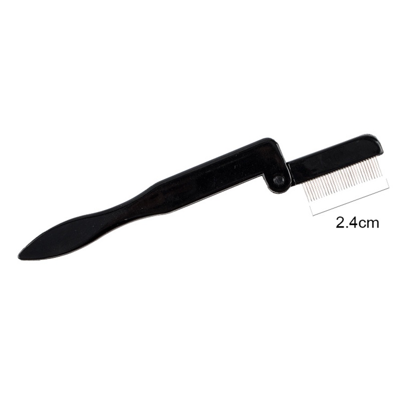 1PC Foldable Eyelash Curler Beauty Makeup Lash Separator Metal Eyelash