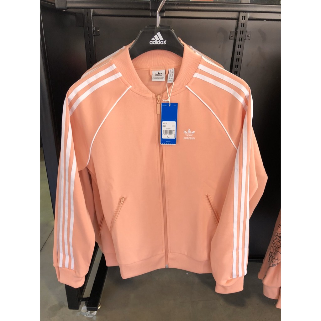 peach adidas jacket