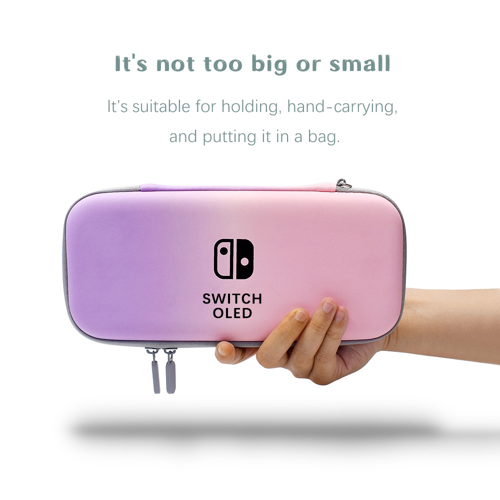 กระเป๋าเคส Pc แข็ง ป้องกันรอยหน้าจอ อุปกรณ์เสริม สําหรับ Nintendo Switch Oled
