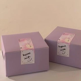 กล่อง Snack box กล่องจัดเบรค ไม่มีหน้าต่าง สีพลาสเทล ราคาส่ง ฟู้ดเกรด