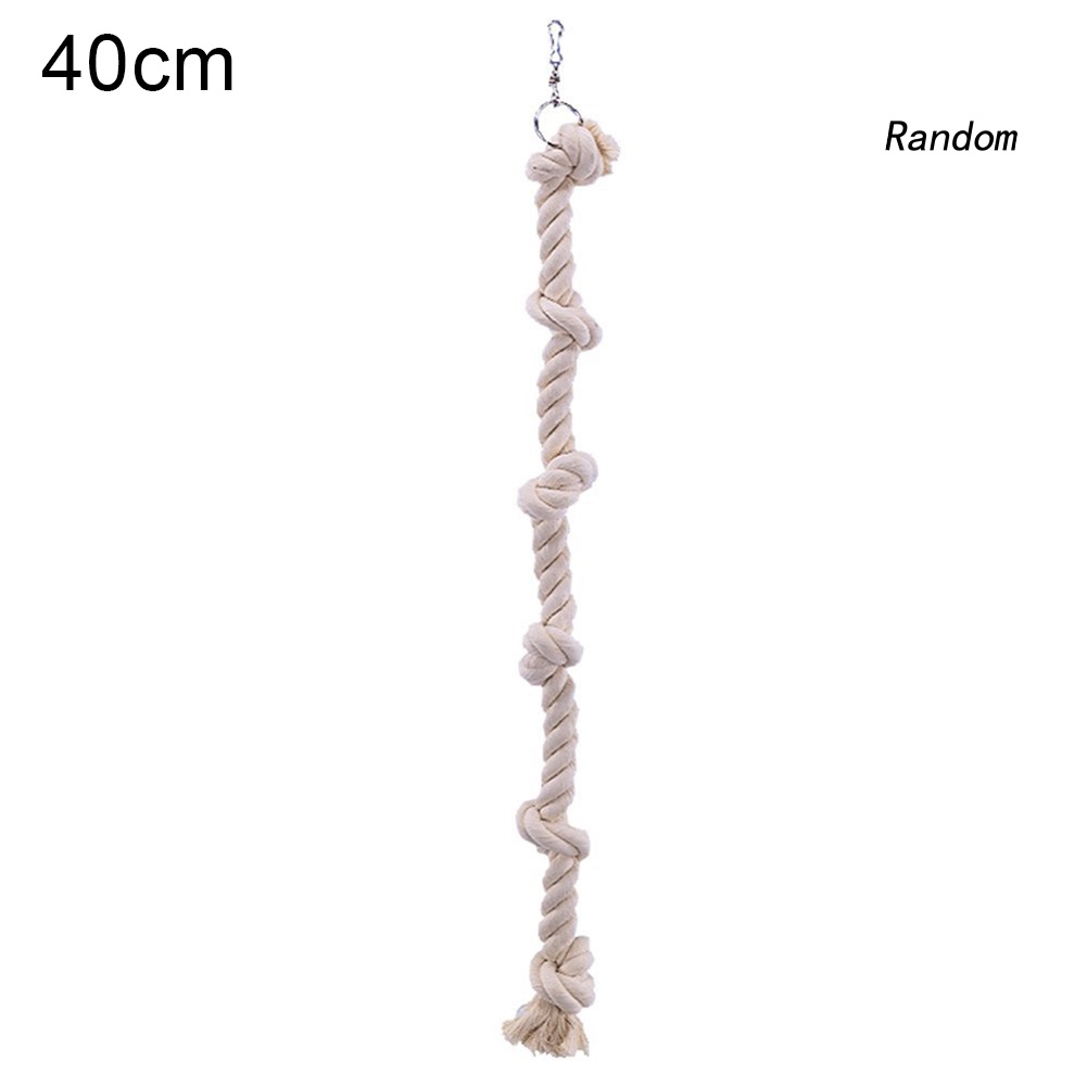 【RDRX】สัตว์เลี้ยง นกแก้ว เชือกฝ้าย ปีนเขา แขวนตกแต่งกรง แกว่งเคี้ยว ของเล่น - รูปที่ 5