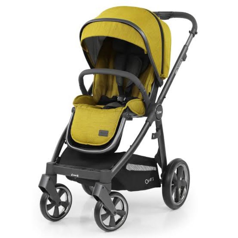 Oyster 3 stroller - Mustard City Grey color รถเข็นเด็ก Oyster3 สี Mustard