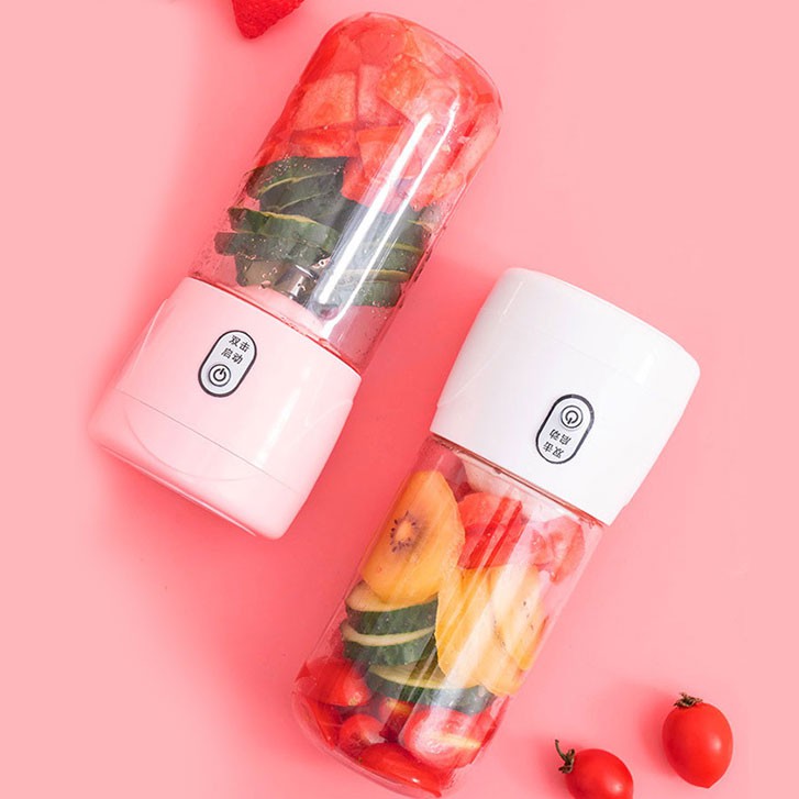 เครื่องปั่น แก้วปั่นผลไม้และอาหารแบบพกพา 6ใบมีด เครื่องปั่นผลไม้ไฟฟ้ามินิ รุ่น BG-888 แถมสายUSB