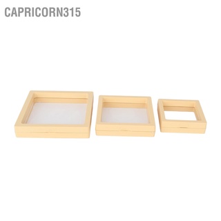 Capricorn315 กล่องเคส กันฝุ่น กันออกซิเดชั่น สําหรับจัดเก็บเครื่องประดับ 3 ชิ้น