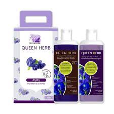 แชมพูสมุนไพรอัญชัน Queen Herb