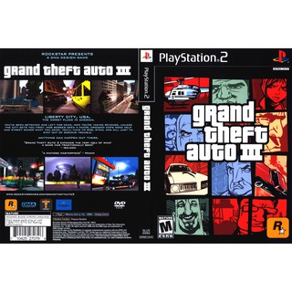 แผ่นเกมส์ PS2 Grand Theft Auto 3 (DVD)