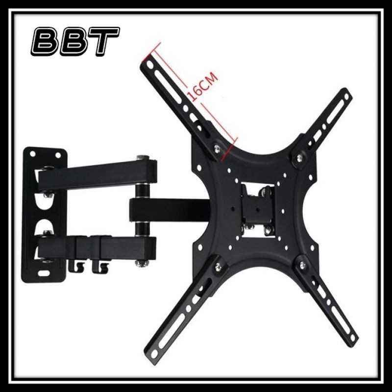 BBT ขาแขวนทีวี ติดผนัง 14 -55 เอียงซ้ายขวา ยืดเข้าออกได้ ก้มเงยได้ รุ่น HDL-117B-2