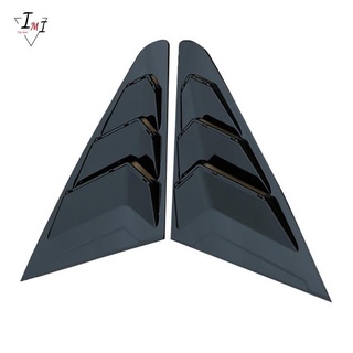 Rear Side Window Louvers, Scoop Louvers Cover Blinds for MG 5 MG5 2021 Car Exterior Accessories, Carbon Fiber Style