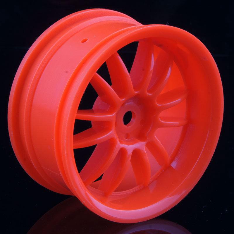 RC 4pcs Wheel Plastic Rim Set 3mm Fit HSP HPI 1:10 On-Road Racing Car Tires 9046