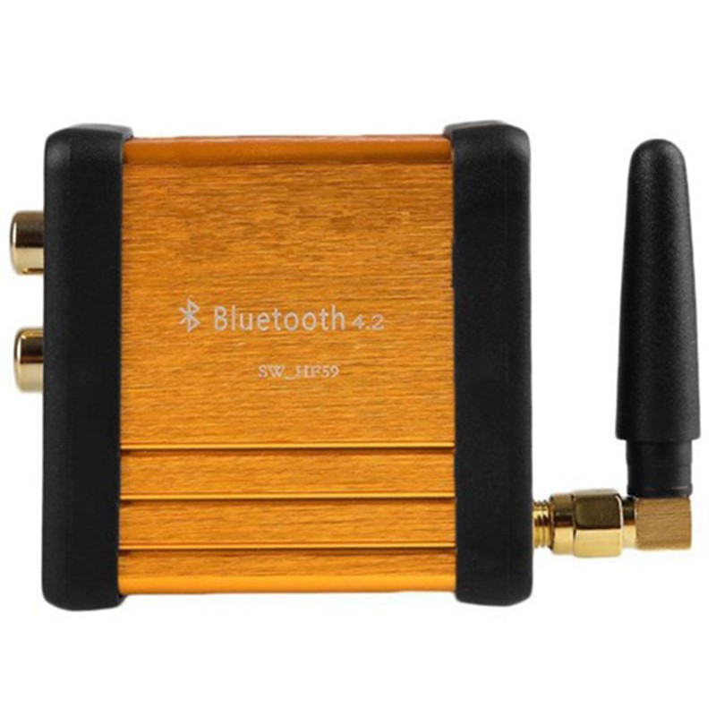 Mini Bluetooth 4.2 Audio Receiver Stereo Hi-Fi Box Adapter APTX 3.5mm//RCA Output
