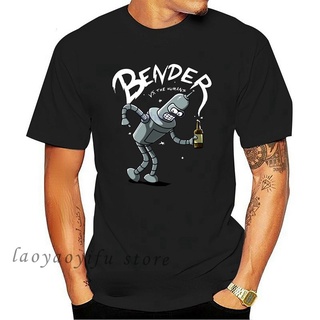 เสื้อยืดคอกลม✹▣□ตลก Bender Vs มนุษย์ T เสื้อ Harajuku Retro Graphic T เสื้อผู้ชายผู้หญิงลำลองเสื้อแขนสั้นฤดูร้อนขนาดใหญ่