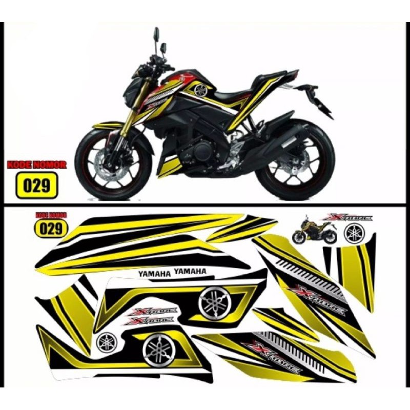 / Yamaha xabre variation striping / yamaha xabre decal / xabre variation / racing xabre