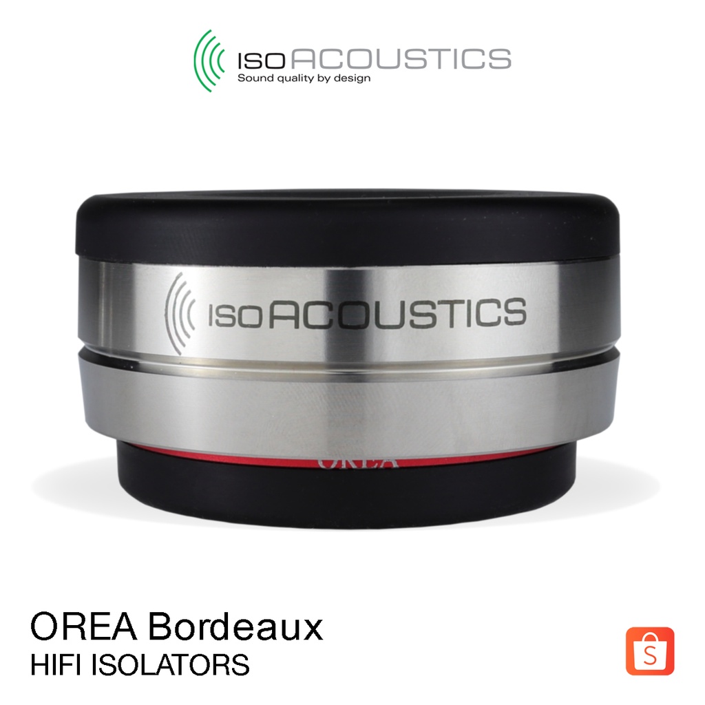 IsoAcoustics OREA Bordeaux - ขารอง ลำโพง HiFi กรองสัญญาณรบกวน - HiFI Isolators