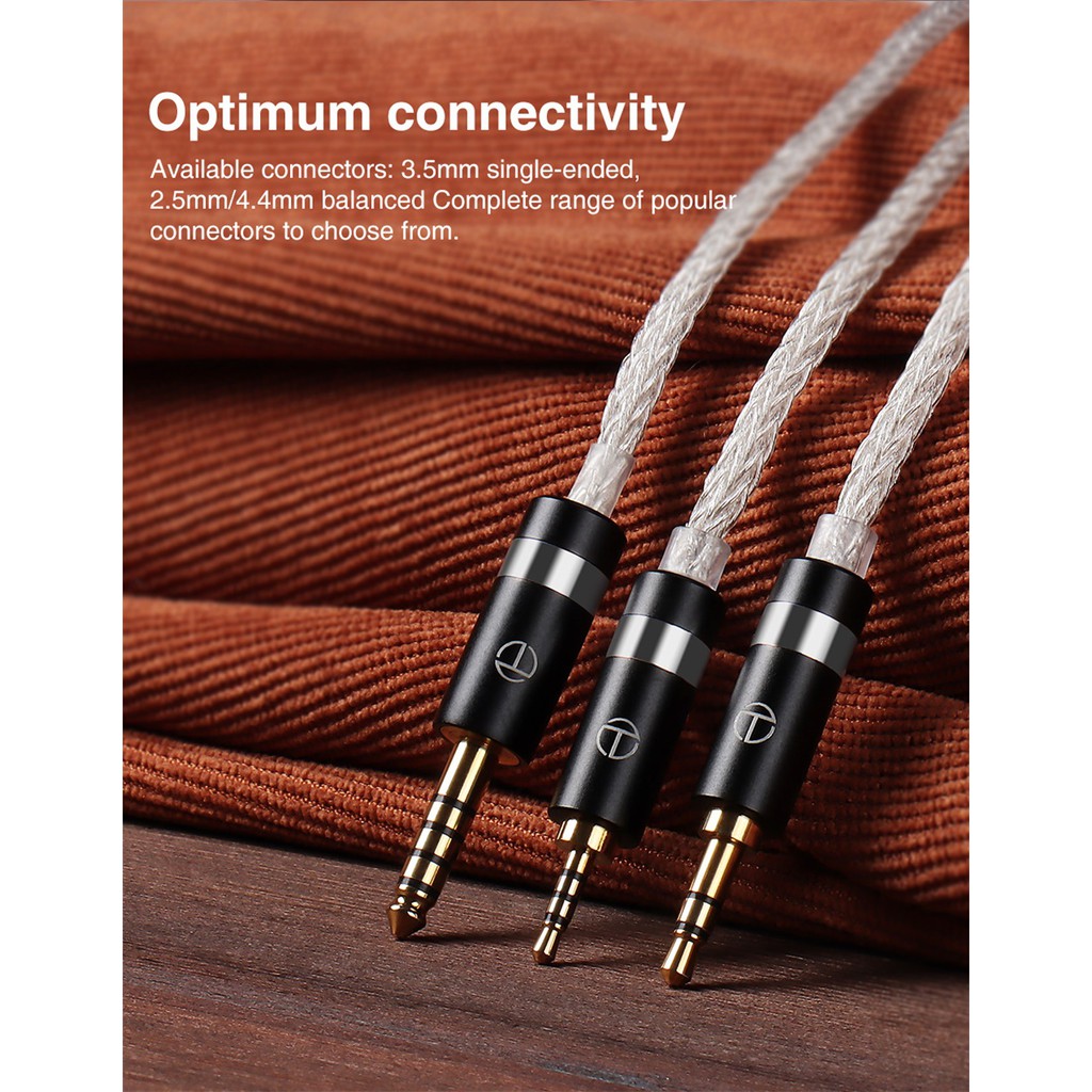Trn T6 16Core เงินชุบ OCC ทองแดง Litz /3.5 มม.พร้อม MMCX/2PIN Connector อัพเกรดสายหูฟังสําหรับ TRN VX