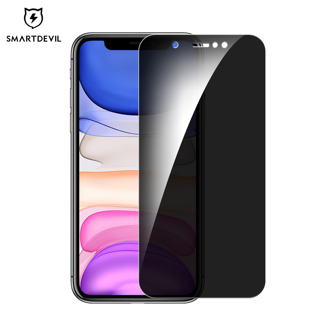 [COD+รับประกัน 1 เดือน] SmartDevil  กระจกนิรภัยกันรอยหน้าจอ ลายปีศาจ สําหรับ iPhone 13 pro max iPhon