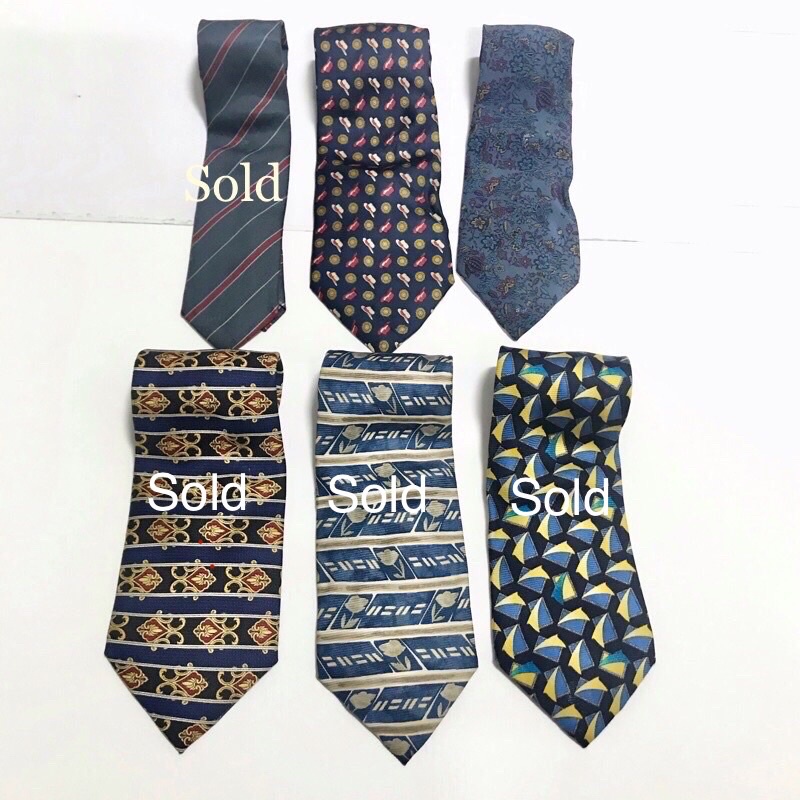 เนคไท มือสอง แบรนด์เนม สภาพใหม่มากๆ เนคไททำงาน เนคไทผู้ชาย เนคไท dior, dapper, Nina ricci, Andrew br