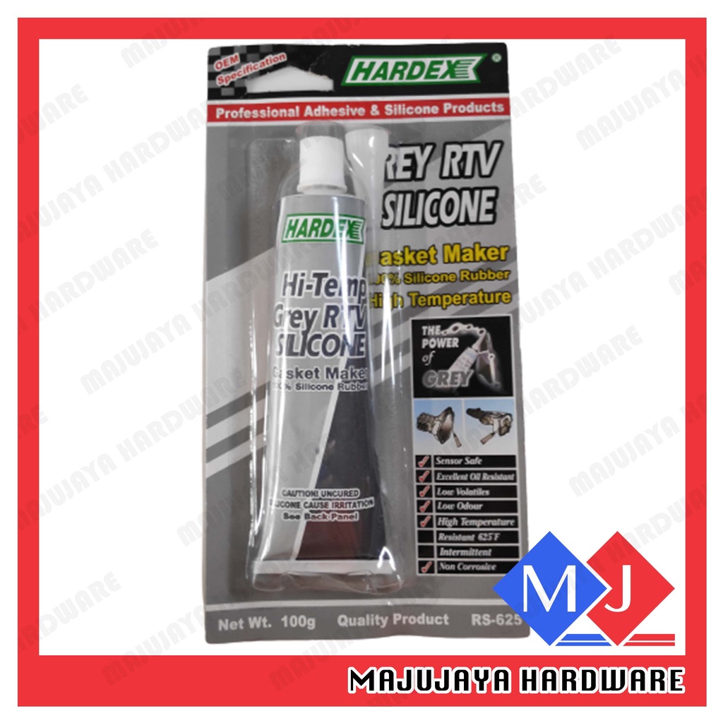 HARDEX เครื่องทําปะเก็นหมากฝรั่งซิลิโคนสีเทา Rtv RS-625 ( 100g )