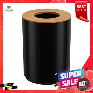 ถังขยะกลม ACCO MOKU ขนาด 4.5L สีดำROUND DUSTBIN ACCO MOKU 4.5L BLACK