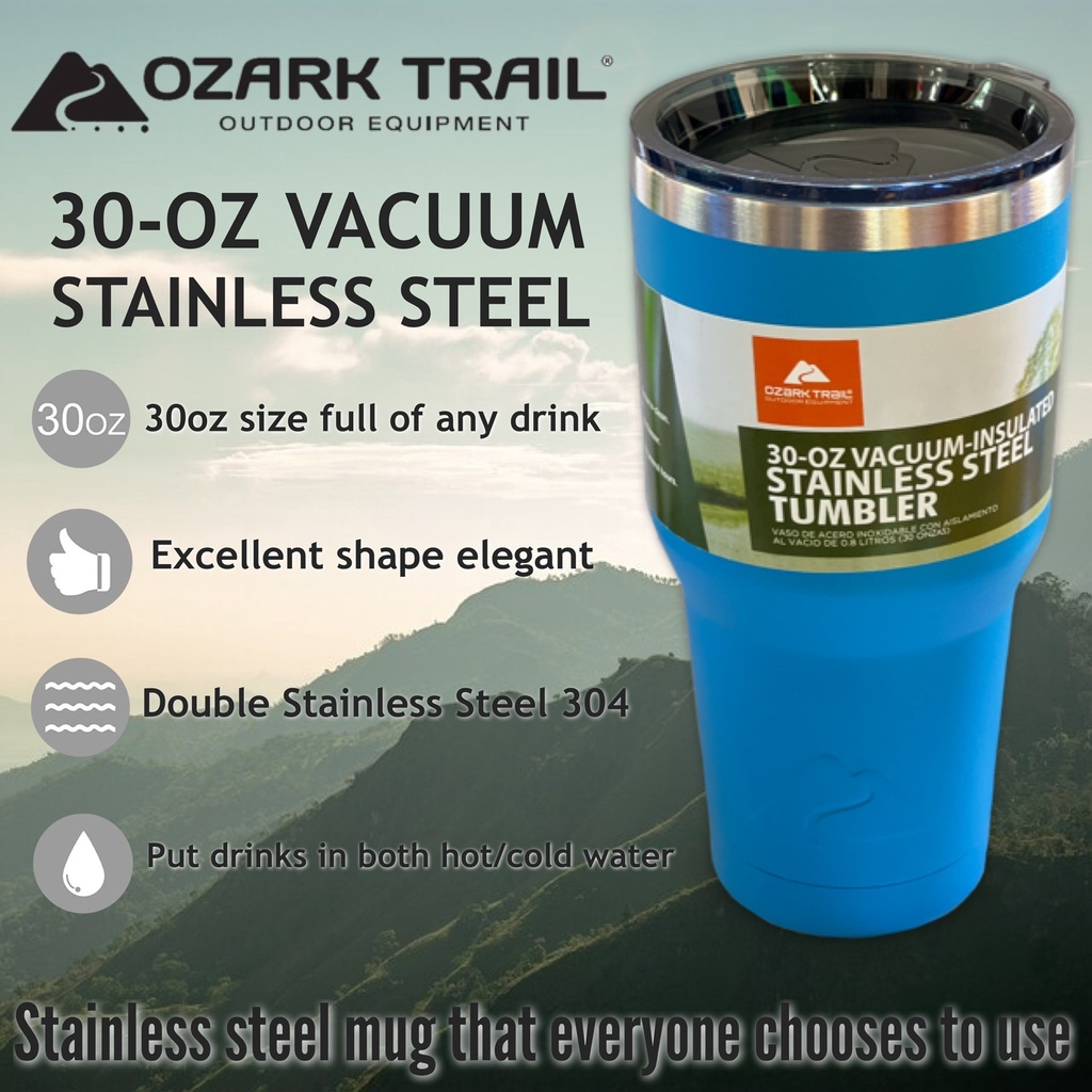 Ozark Trail Tumbler 30oz แก้วเก็บความเย็น เก็บอุณหภูมิได้ 8-24 ชม. ใส่ได้ทั้งร้อนและเย็น ขนาด 900 ml