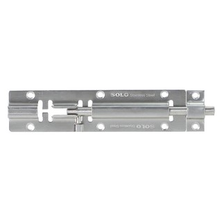 กลอนทั่วไป SOLO 406-6 6 นิ้ว สีสเตนเลสBOLT SOLO 406-6 6" STAINLESS STEEL