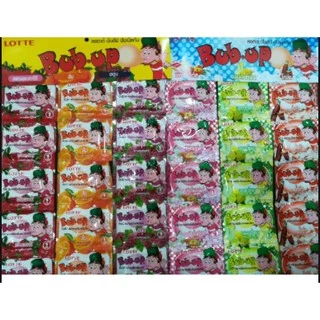 หมากฝรั่ง บัมอัพ lotte 3 รสชาติ แผงแขวน 24 ชิ้น