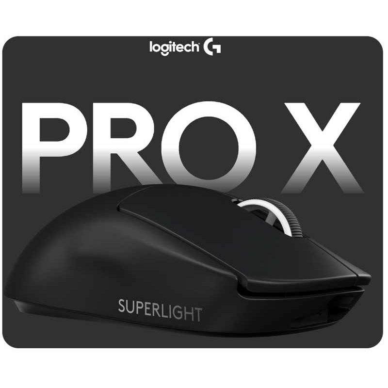 Logitech G PRO X Superlight สีดำ Wireless Gaming Mouse 25,600 DPI (เมาส์เกมมิ่งไร้สาย สำหรับ e-sport) ประกัน 2 ปี