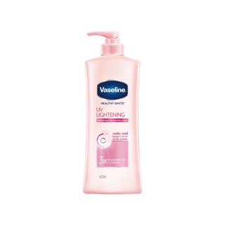 Vaseline วาสลีน โลชั่น เฮลธีไวท์ ยูวี ไลท์เทนนิ่ง 320ml