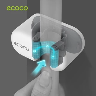 [พร้อมส่ง]Ecoco ที่แขวนไม้ถูพื้น ที่แขวนไม้กวาด ติดผนัง รุ่นไม่ต้องเจาะ ที่แขวนไม้ถูพื้น ที่หนีบไม้กวาด รับน้ำหนักเยอ