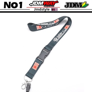 Jdm OSAKA KANJO สายคล้องคอ พวงกุญแจรถยนต์ Jdm Auto Key ID