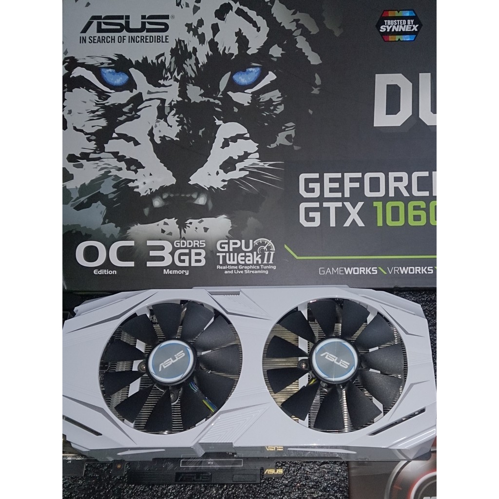 Asus Dual GTX 1060 OC 3GB.