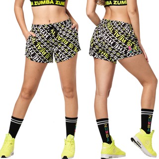 Zumba Wear : The Hype Is Real Shorts (กางเกงขาสั้นออกกำลังกายซุมบ้า)