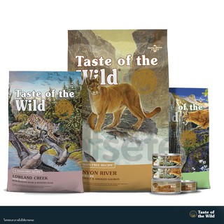 Taste of the Wild อาหาร แมว ขนาด 5 lb. Lowland Creek Rocky Mountain Canyon River Cats Imported นำเข้า ซื้อที่ไหน