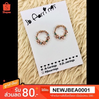 JB_Earrings ต่างหูดอกไม้ Flower earrings