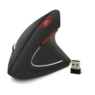 เมาส์ไร้สาย 2.4 GHz Ergonomic Vertical Mouse สำหรับคอมพิวเตอร์แล็ปท็อป