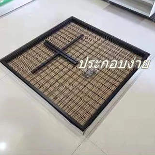 ชั้นแขวนของมีล้อ แขวนของขาย แขวนฮุกได้ สีดำ/สีขาว Store Displays, Metal Display Rack40*90*180