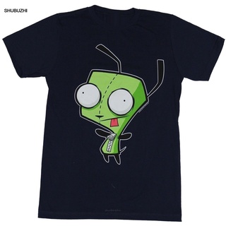 เสื้อคู่วินเทจ - Invader เสื้อยืด Zim Mens - แฮปปี้กอดพร้อม Zim รูปภาพ 2022 เสื้อยืดผู้ชายชั้นนํา