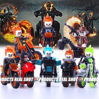 Ghost Rider ฟิกเกอร์ Marvel Ghost Panther Red Hood ขนาดเล็ก KF6120