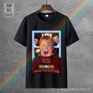 เสื้อยืดลำลองHome Alone Cool 90S Comedy เสื้อยืดลําลอง แขนสั้น พิมพ์ลายโปสเตอร์หนัง สไตล์วินเทจ คลาสสิกS to4XL