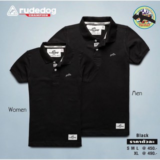 เสื้อโปโล rudedog รุ่น Champion ( สีดำ )