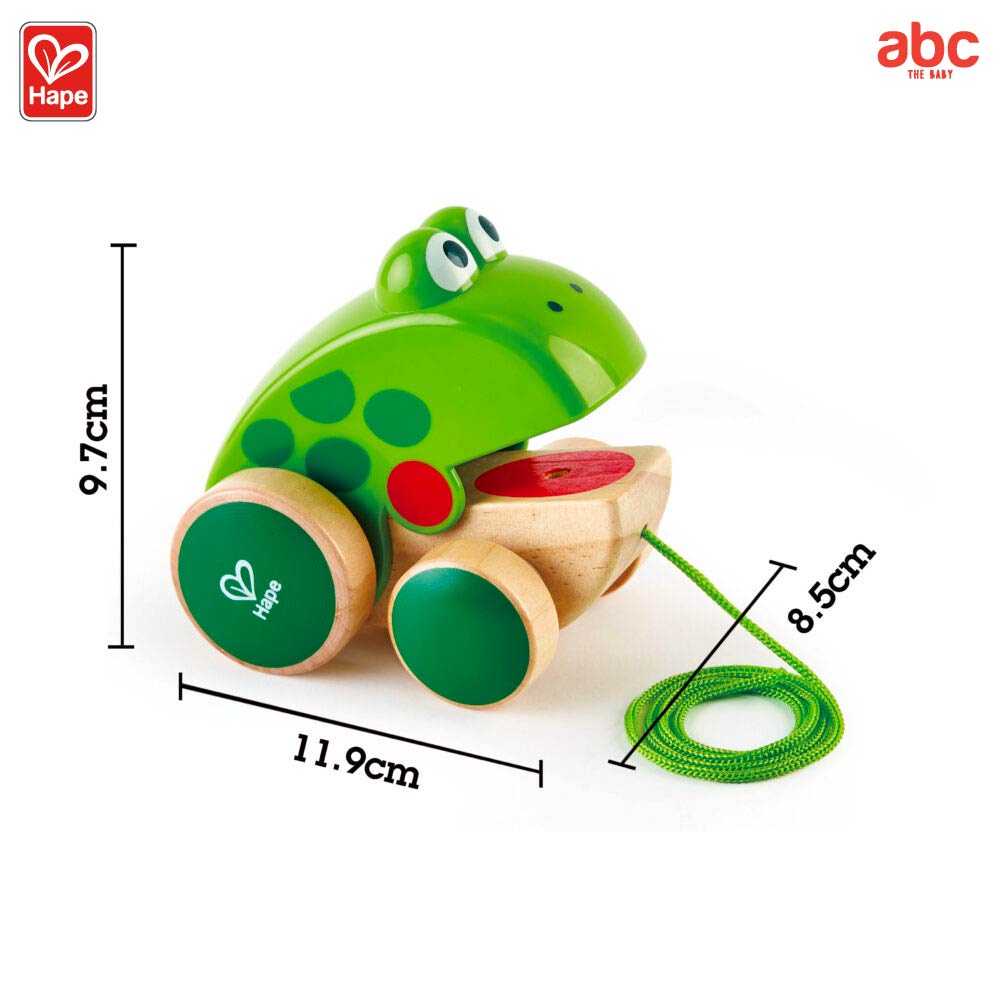 Hape - Frog Pull Along เจ้ากบงับๆ ลากจูง 12M+ รูปที่ 6