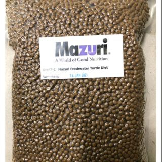 อาหารเต่าน้ำ Mazuri fresh water turtle diet 1 kg.