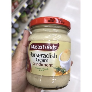 Masterfoods  Horseradish Cream Condiment ซอส จิ้ม เนื้อ 175 g. พร้อมส่ง