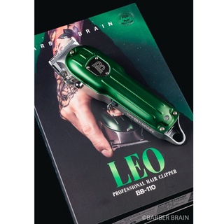 ปัตตาเลี่ยน ไร้สาย LEO (เลโอ) Barber Brain Hair Clipper (BB-110) แบตตาเลี่ยน ตัดผม ทำผมชาย บาร์เบอร์เบรน ฟัน Taper